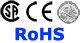 CSA, CE, German Lloyd, RoHS Approved