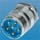 Panel Connector - Single Hole, Male Thread