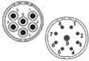 M23 Signal - Contact Configurations