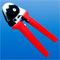 Crimping tool for manual crimping of machined crimp contacts (power and data contact), 7000 900 901