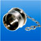 Brass Protective Cap for connectors with chain Female thread, 7.010.9S0.783, 7.010.9S1.083
