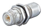 Panel Connector with built-in Strain Relief
