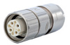 Straight connector female thread