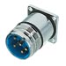 Panel Power Connector Male Thread Rear Mount