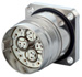 Panel Connector, Male Thread, Rear Mount