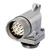 90º Elbow Panel Connector (Rotatable) Male Thread, 335 Degree Rotating, M20