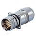 Straight Panel Mount Connector Male Thread