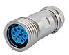 M23 Push-Pull, Power Connector, Straight Connectors, Female Thread