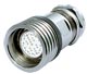 M23 Push-Pull (Quick Disconnect), Straight Connector, Female Thread & EMI Connectors