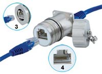 M23 - RJ 45 Connector Components
