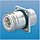 Rear Mount Panel Connector - Male Thread, w/ Flange