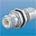 Straight Panel Connector - Rear Mount, Male Thread, w/ Strain Relief, EMI 