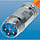 Straight Connector - Male Thread, EMI 