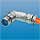 Right Angle (Elbow) Connector - Male Thread, w/ Clamp (MZ), EMI 