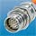 Straight Panel Connector - Male Thread, Rear Mount, M25, EMI - w/ Strain Relief