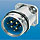 Panel Connector - Male Thread - Front Mount