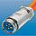 Straight Connector - Male Thread - Power Connector