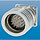 Panel Connector - Female Thread - Front Mount w/ Knurled Nut