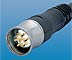 Connector with specific pull-out resistance