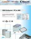 PC and ABS Enclosures - OEM, Series 11 w/ plain sides