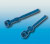 Hinged Cover Screw, Slotted / Cross Head / Blue Polyamide
