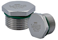 Explosive Proof Nickel Plated Brass Hex Plugs, EEx e & ATEX Approved