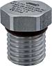 Hex Plug - with Buna-N O-Ring