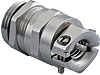 Nickel Plated Brass Fitting with Clamp
