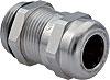 Explosion Proof Strain Relief Fittings - EMI/RFI Proof Grounded - Feed Through, Elongated Threads- Nickel Plated Brass