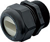 Black Nylon Strain Relief with Romex Insert
