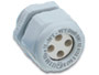 Multi Hole Strain Relief Fitting - Hazardous Locations/Explosive Proof - Grey Nylon