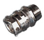 Hazardous Locations / Explosive Proof - EEx e & ATEX Approved - Nickel Plated Brass - HIGH PERFORMANCE with Clamp Strain Relief Fittings, Elongated Thread