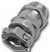 Nickel Plated Brass Strain Relief Fitting with Clamp - Explosive Proof