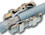 Explosion Proof Strain Relief Fittings - EMI/RFI Proof, Grounded - Feed Through, Metric Threads,  Nickel Plated Brass