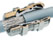 Explosion Proof Strain Relief Fittings - EMI/RFI Proof Grounded - Feed Through, Elongated Threads- Nickel Plated Brass