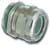 Hazardous Locations / Explosive Proof - EEx e & ATEX Approved - Nickel Plated Brass - PVDF Strain Relief Fitting