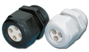Black and Gray Nylon Fittings