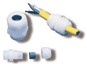 PVDF - Liquid Tight Straight Strain Relief Fitting