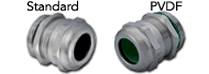 Standard & PVDF Stainless Steel (INOX) Liquid Tight Straight Strain Relief Fittings
