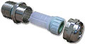 Nickel Plated Brass PVDF Dome Fitting