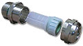 Nickel Plated Brass PVDF Dome Fitting