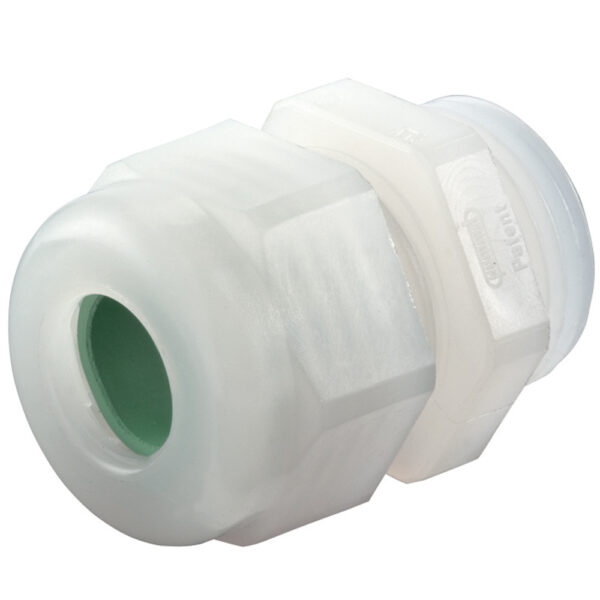 3/8" NPT PVDF Body FKM Insert Standard Dome Cable Gland | Cord Grip | Strain Relief CD09NA-TE