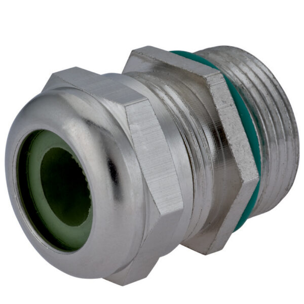 1/2" NPT 316L Stainless Steel FKM Insert PVDF Spline Reduced Dome Cable Gland | Cord Grip | Strain Relief CD13NR-6V