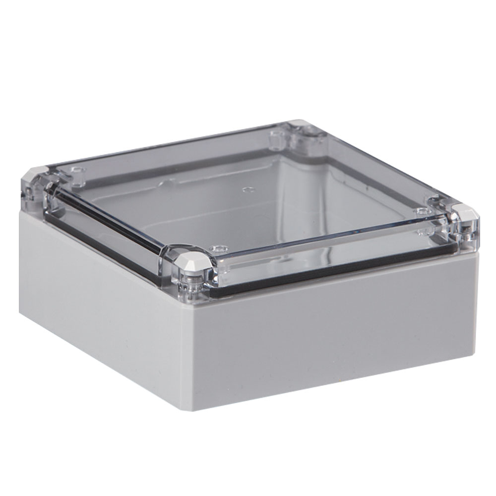 UL Polycarbonate Metric Enclosure | Plain Sides Transparent Cover | S3110050333TU