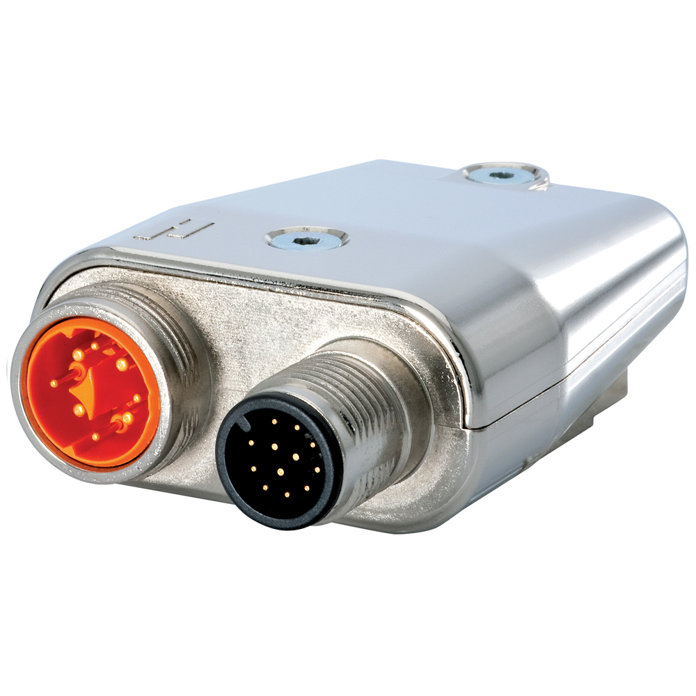M12/M16 Signal TWINTUS Dual Signal & Power Connector - Nickel Plated | S7.848.200.001