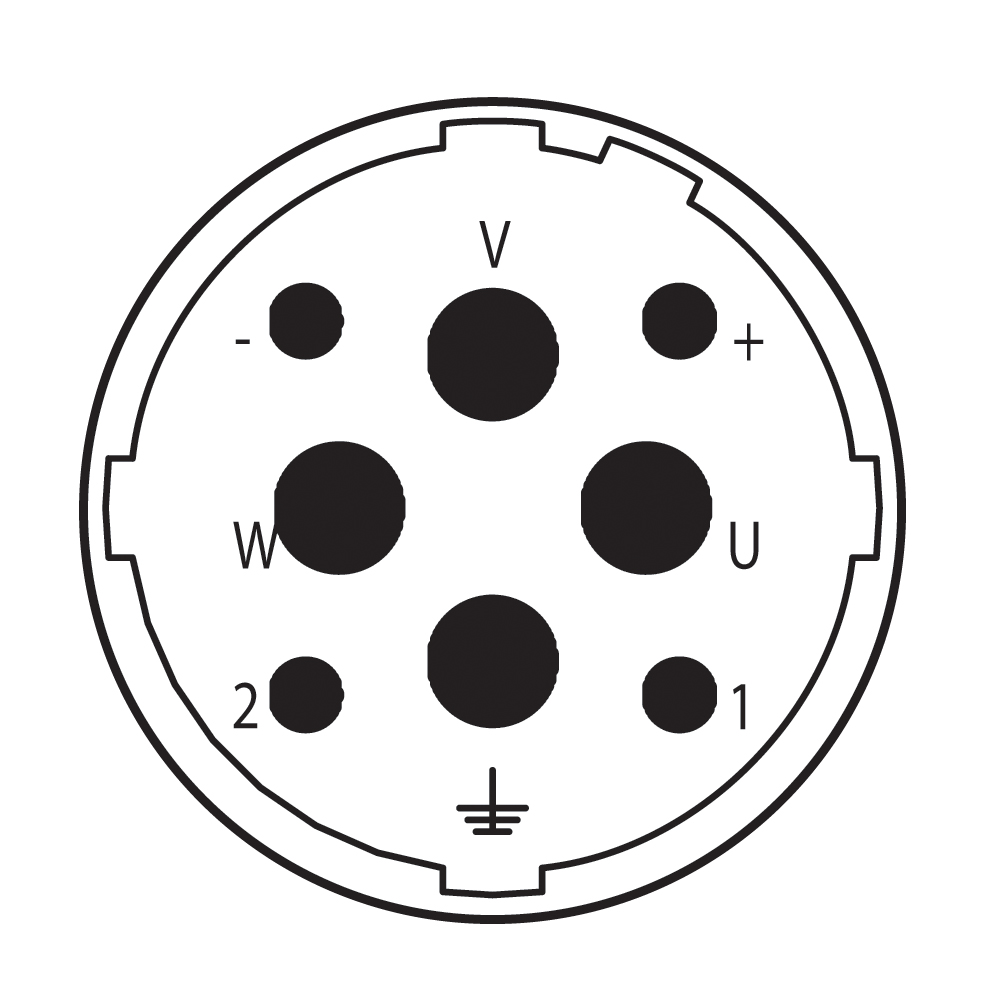 Circular Connectors Contacts & Configurations M40 Power Inserts | M40-4x3-PIN-PE