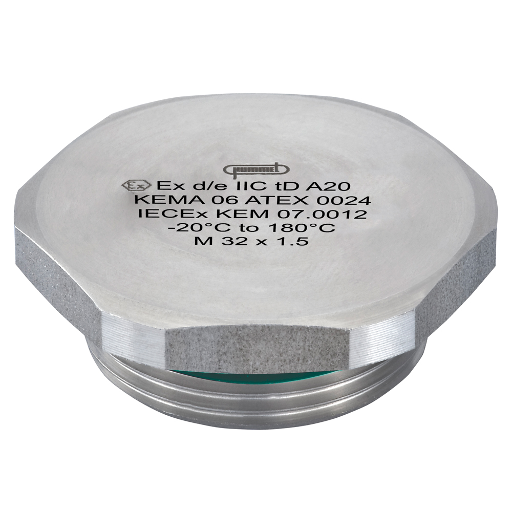 303 Stainless Steel Hex Plug M20 x 1.5 | HM-20-SX-V
