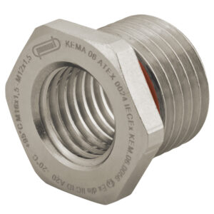 Nickel Plated Brass Thread Reducers Metric to Metric Threads | RM-1612-MIX-D