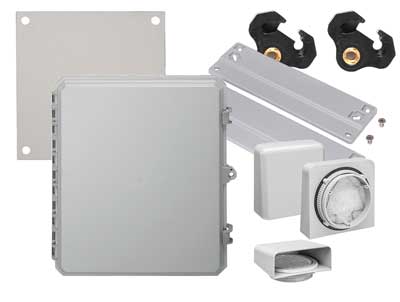Polycarbonate Enclosure Accessories 18 x 16 x 10 Inches