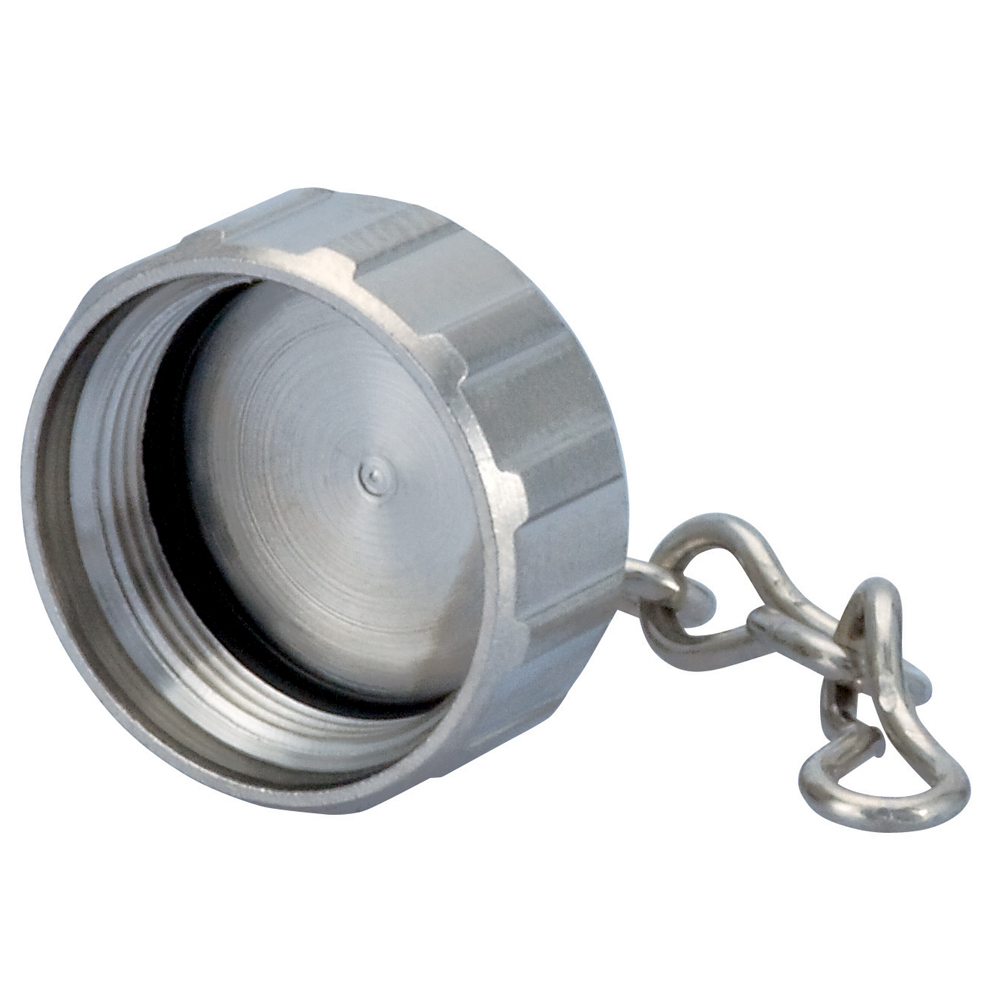 Brass Protective Cap for Connectors with Male Thread, 100mm chain